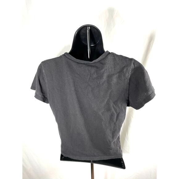 Nirvana In Utero Angel Crop Tee Black Graphic Womens M - Picture 2 of 6